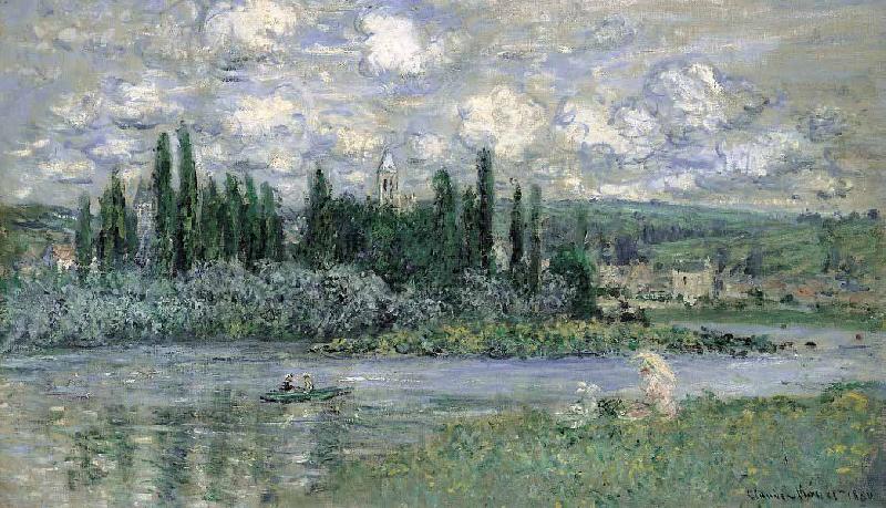 Claude Monet View of Vetheuil sur Seine